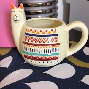 NWOT Lama Themed Coffee Mug